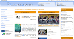 Desktop Screenshot of farnostblansko.cz