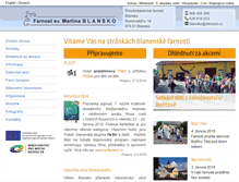 Tablet Screenshot of farnostblansko.cz